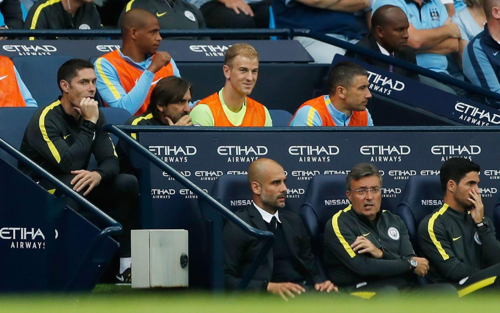 Den engelske landslagsmålvakten har fått se stora delar av Manchester Citys säsongsinledning från bänken. Foto: Bildbyrån