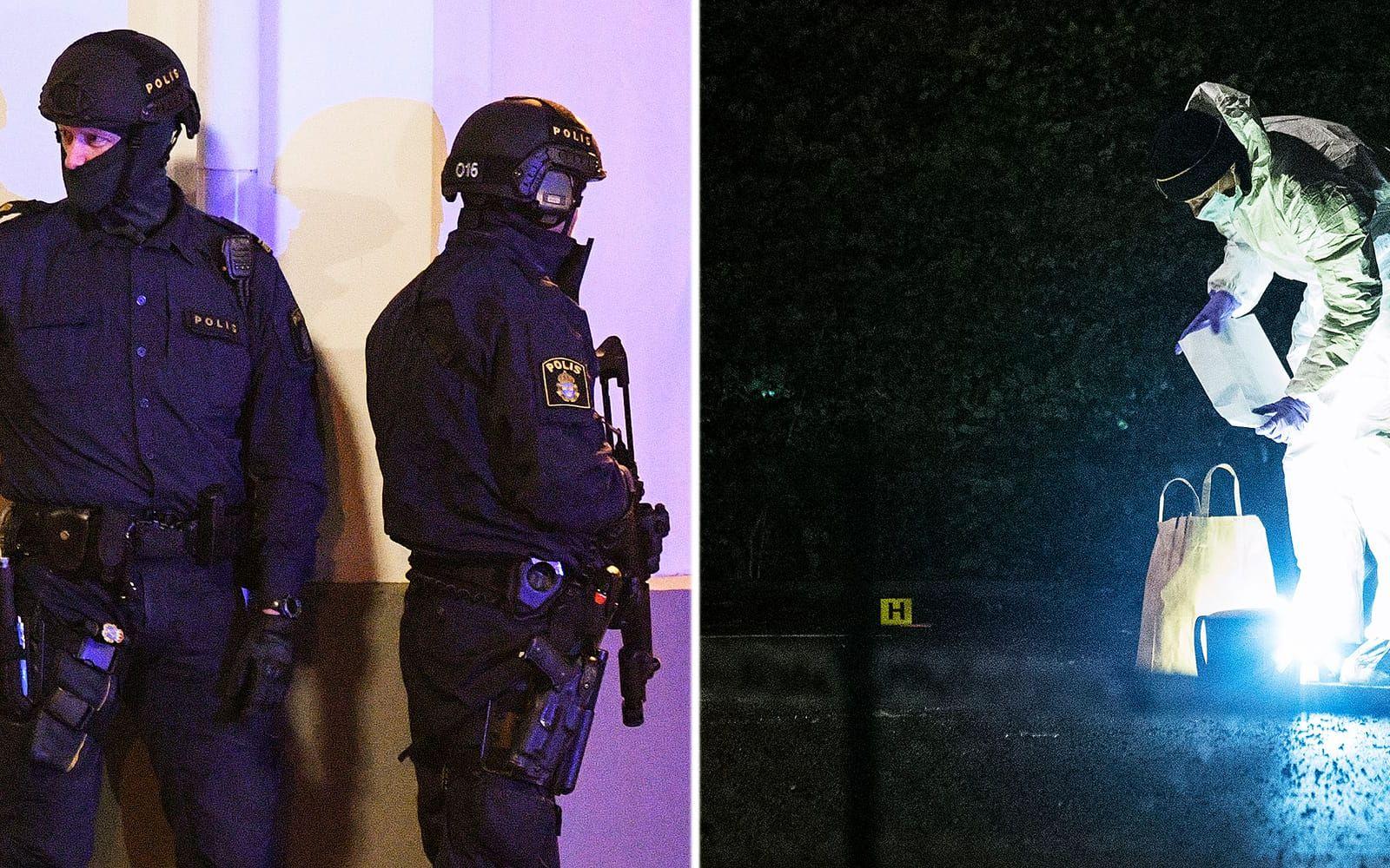 Flera personer blev skjutna i Trelleborg sent på torsdagskvällen. FOTO: TT
