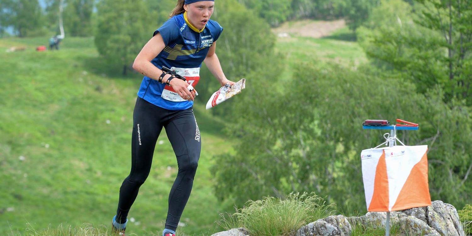 Tove Alexandersson under EM i maj, där hon tog två guld och ett silver. Hon är Sveriges största hopp i VM i augusti.