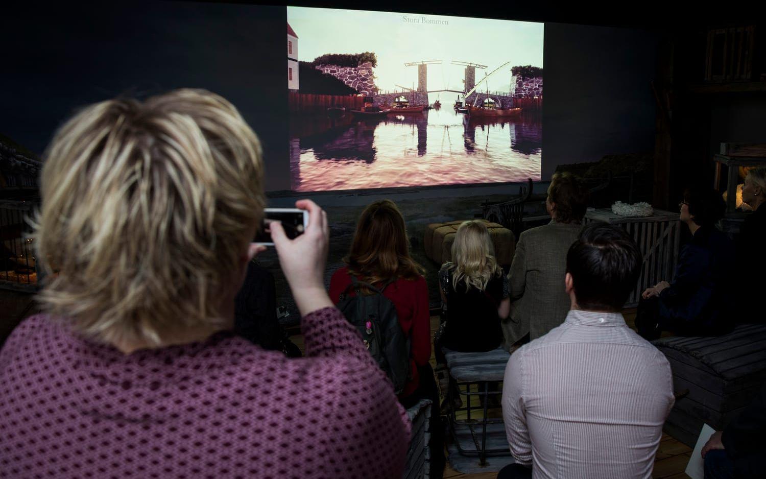 I en fyra minuter lång film får besökaren uppleva 1600-talsstaden Göteborg (Bild: Anders Ylander)