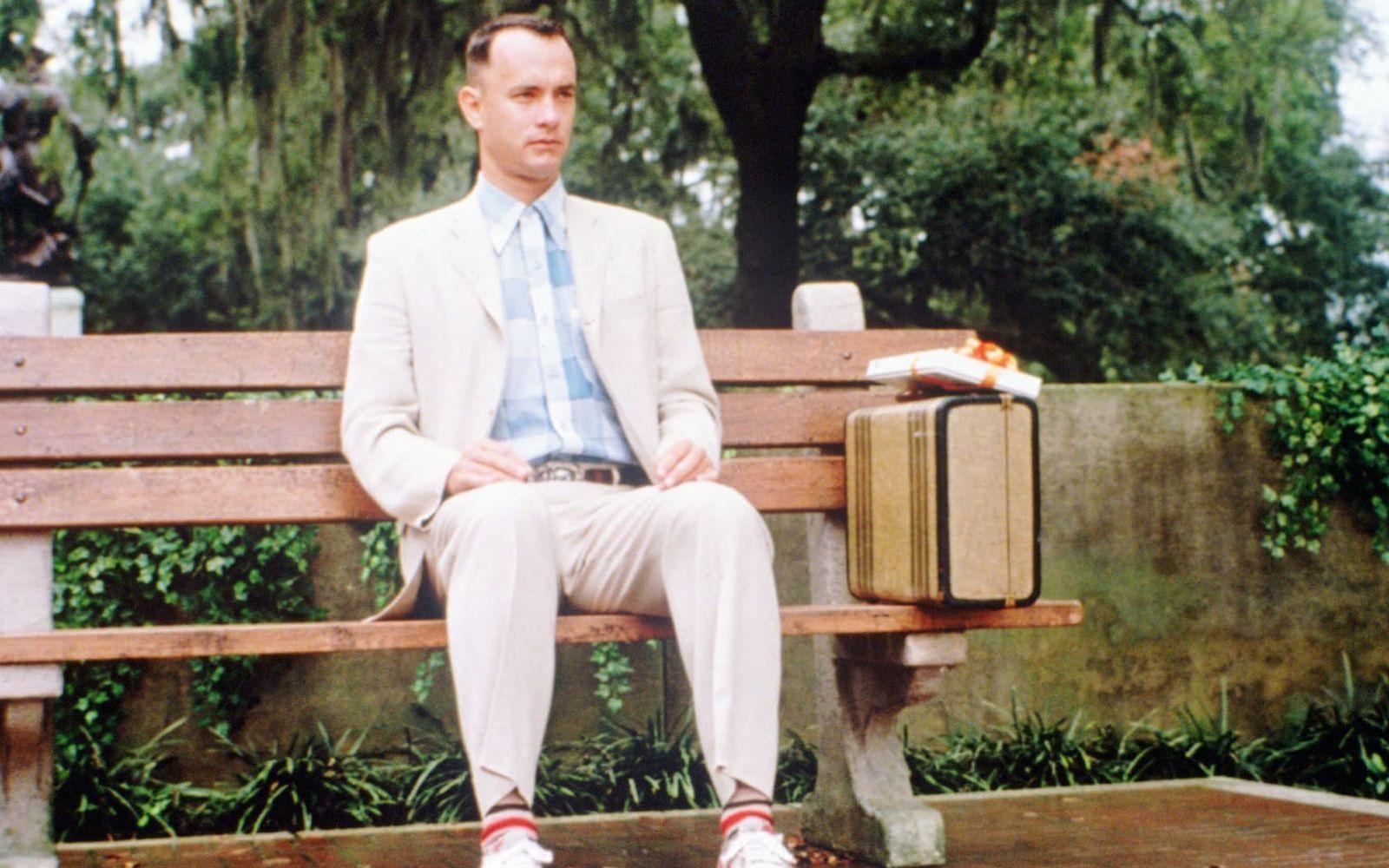 "My Mama always said, 'Life was like a box of chocolates; you never know what you're gonna get'" — Tom Hanks som Forrest Gump i Forrest Gump, 1994