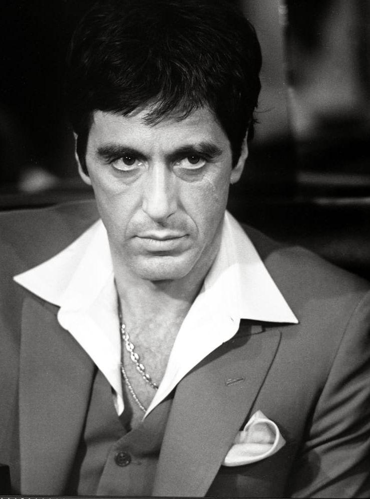 "Say hello to my little friend!" – Al Pacino som Tony Montana i Scarface, 1983. Foto: Stella