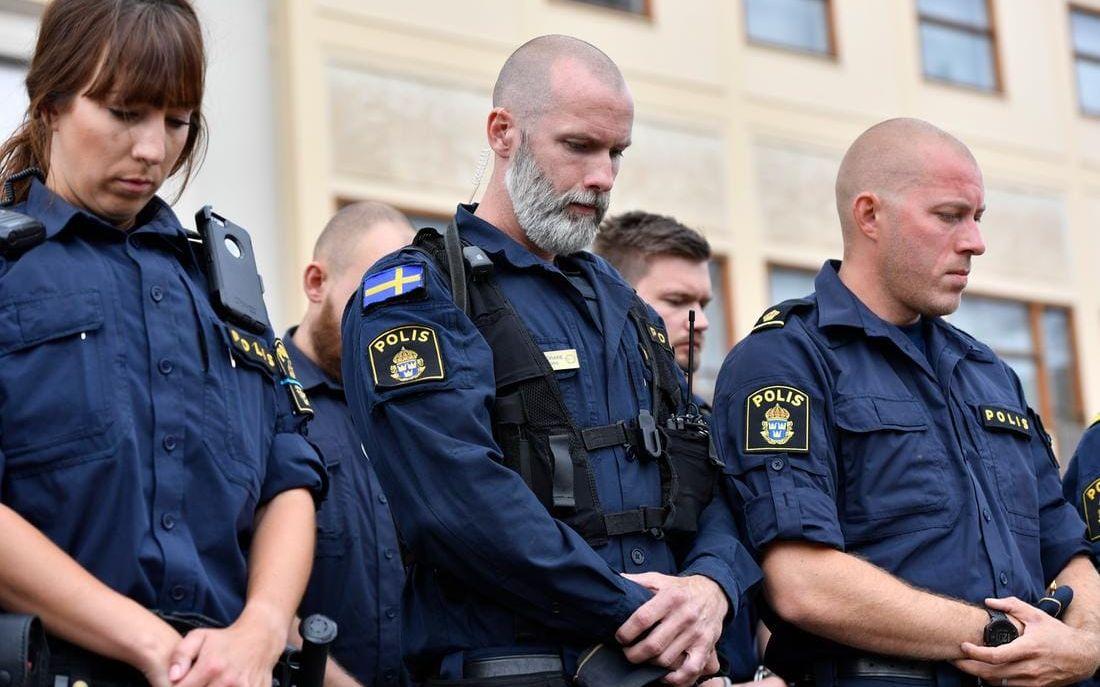 "Vi påminns om att arbetet som polis stundtals är farligt och utsatt och att arbetet för att minimera riskerna ständigt måste stå i fokus", skriver Anders Börjesson, polischef för Polisen i Göteborg City.  Foto: Robin Aron