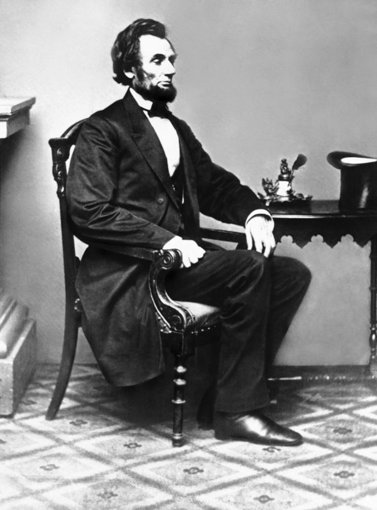 Abraham Lincoln, president i USA 1861-1865. Lincoln mördades 1865.
