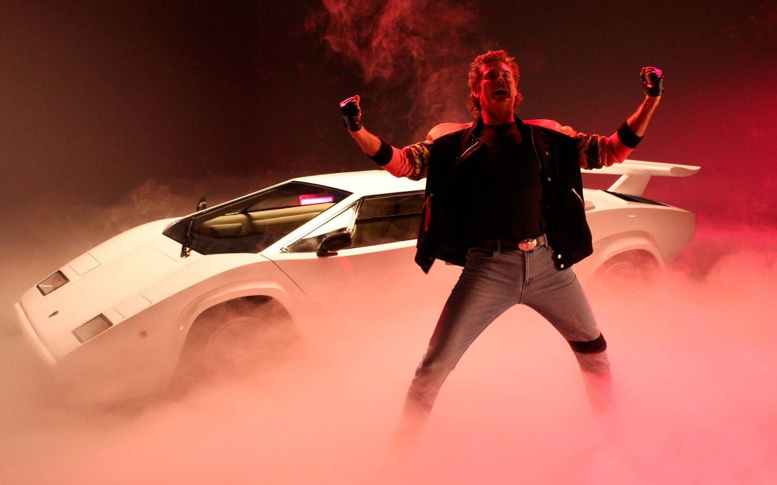 Till "Kung Fury" släpptes en 80-talsdoftande musikvideo med David Hasselhoff själv. Foto: Laser Unicorn Productions