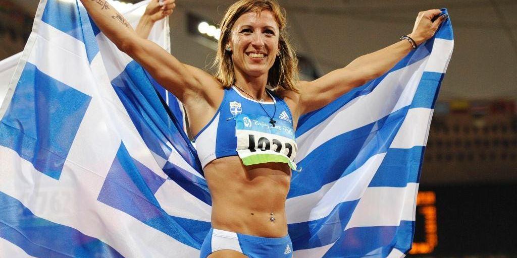 Den grekiska OS- och VM-medaljören Hrysopiyi Devetzi lämnade ett positivt dopningsprov 2007. ARKIVBILD.