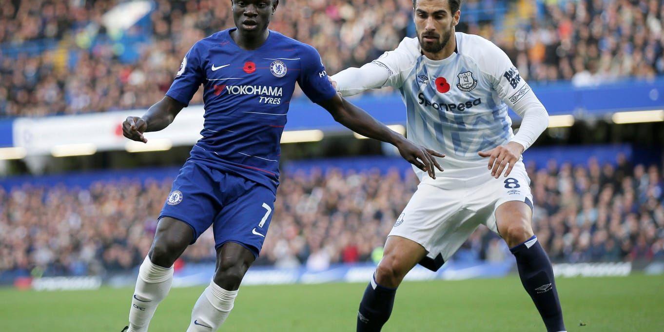 N'Golo Kanté stannar i Chelsea i fem år till. Arkivbild.
