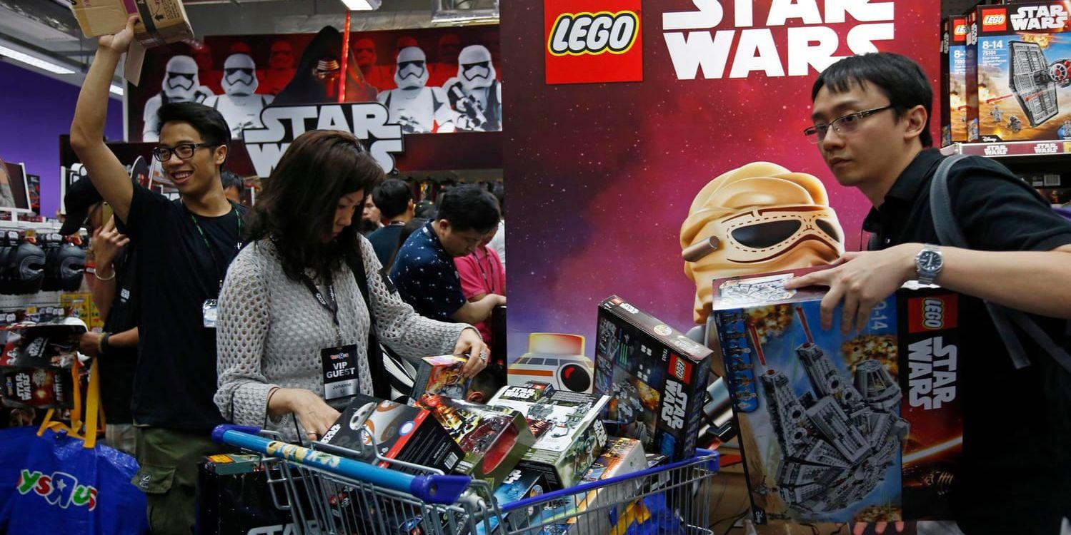 "Star Wars" är en lönsam historia även för leksakstillverkarna. Arkivbild.