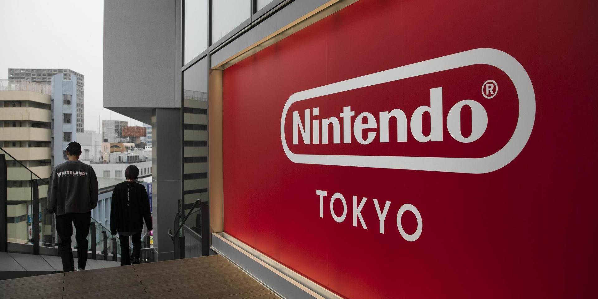 Nintendo var draglok på Tokyobörsen i fredagens handel, med ett kurslyft på 2,6 procent. Arkivbild.