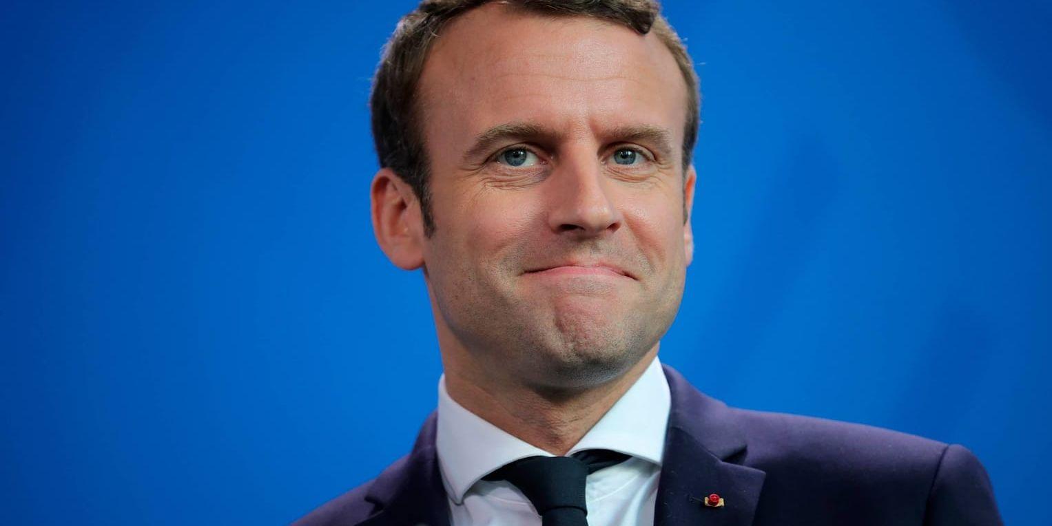 Emmanuel Macron vill se OS i Paris.