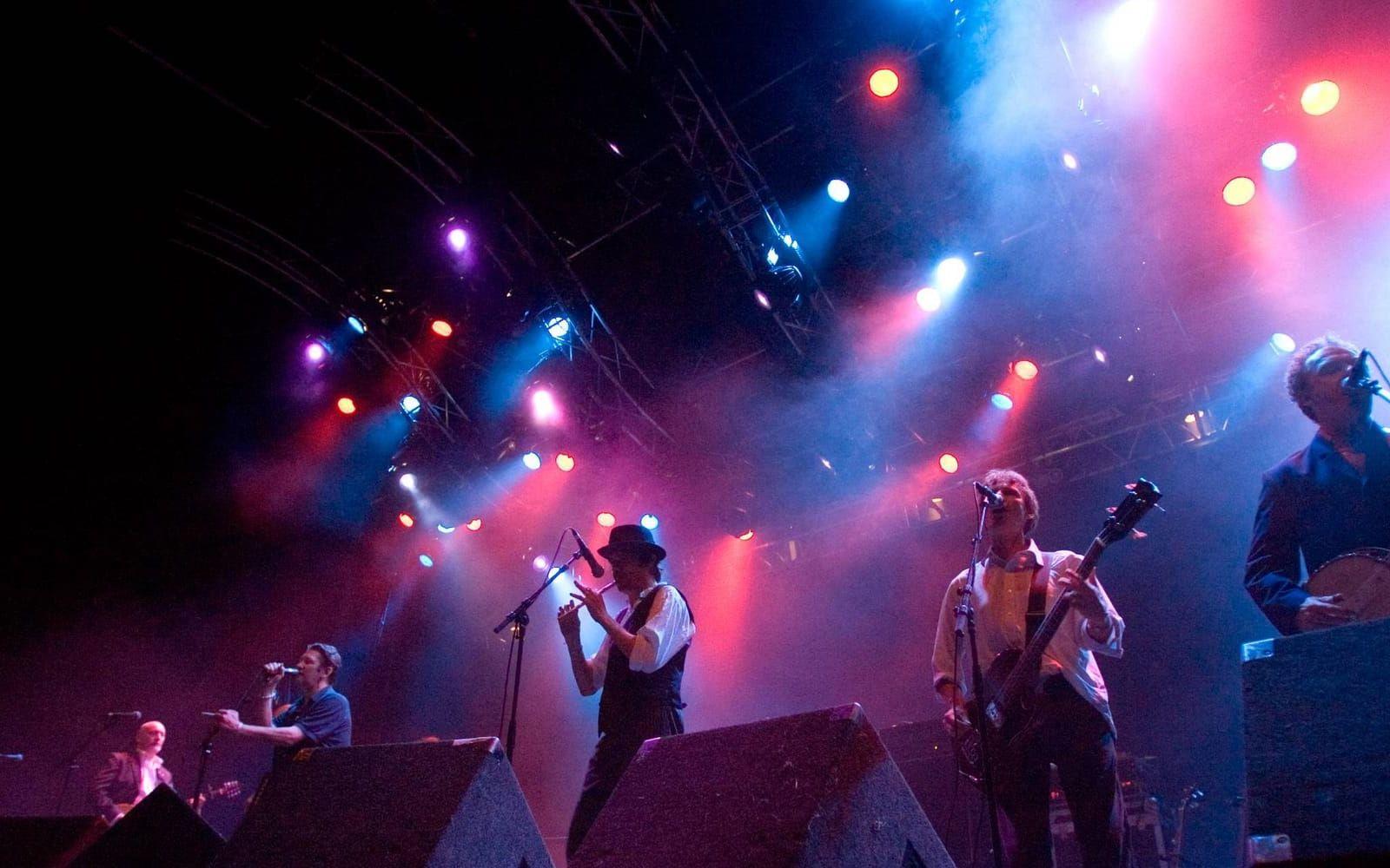 The Pogues på festivalen Way Out West i Göteborg 2007. Arkivbild Bild: Björn Larsson Rosvall, TT.