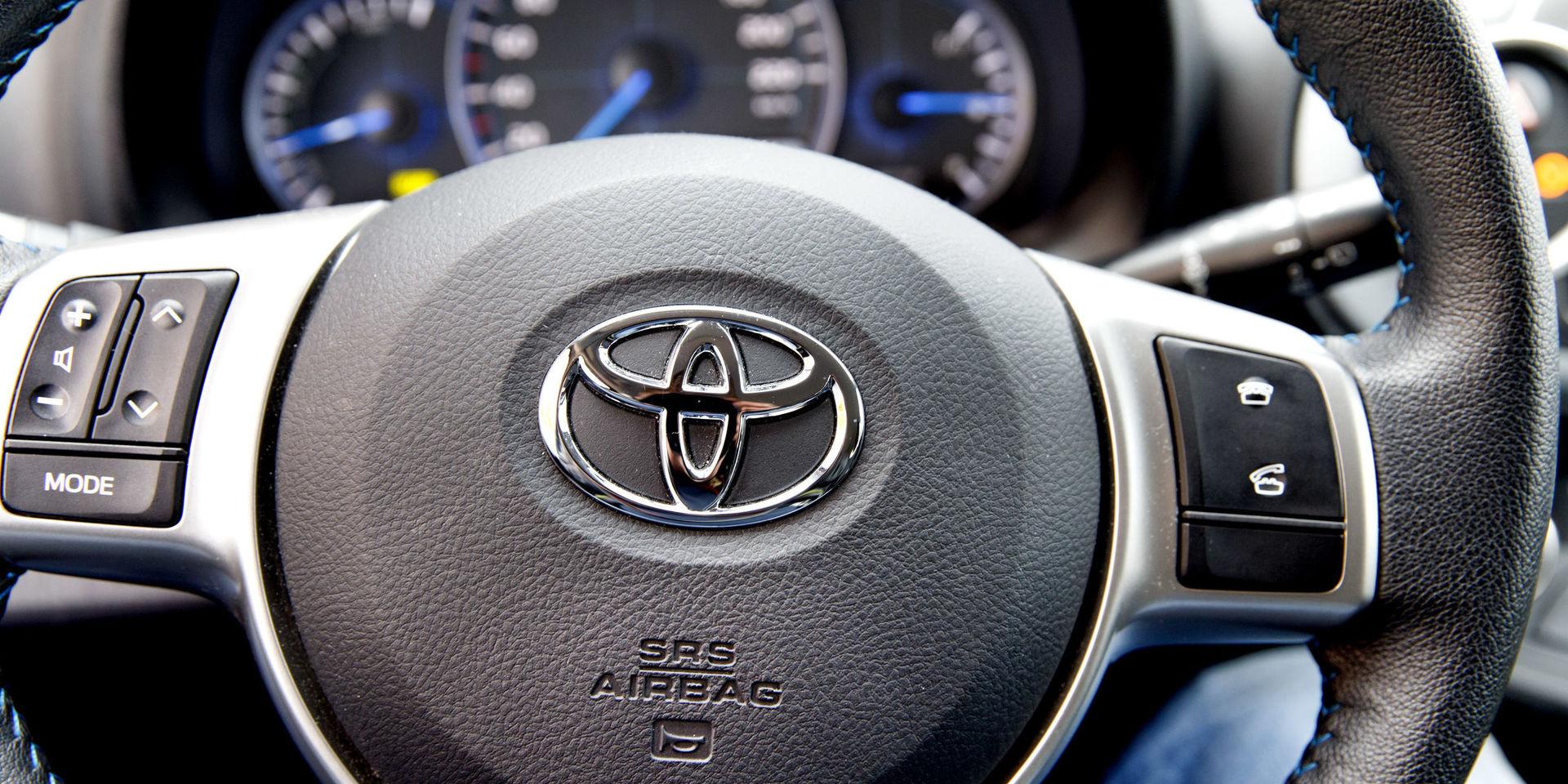 Miljoner Toyotabilar återkallas världen över. Arkivbild. 