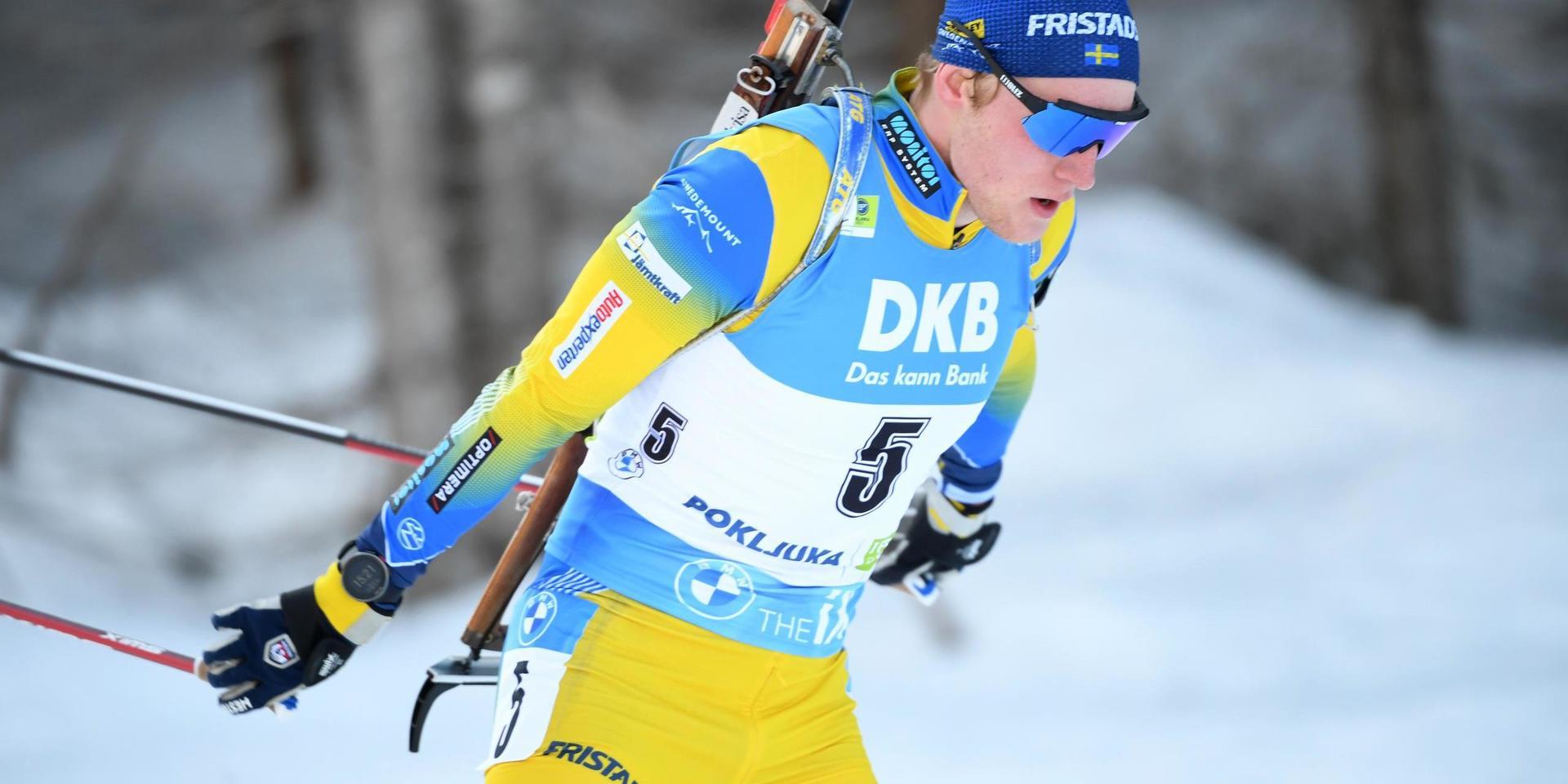 Sebastian Samuelsson kom tvåa i Nove Mestos sprint. Arkivbild.