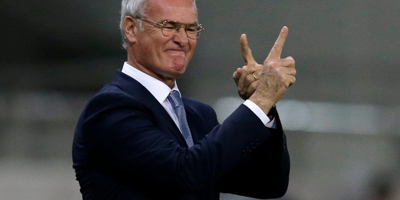 En, två... nej fem miljoner pund väntar Leicester-tränaren Claudio Ranieri i bonus om klubben vinner Premier League. Arkivbild.