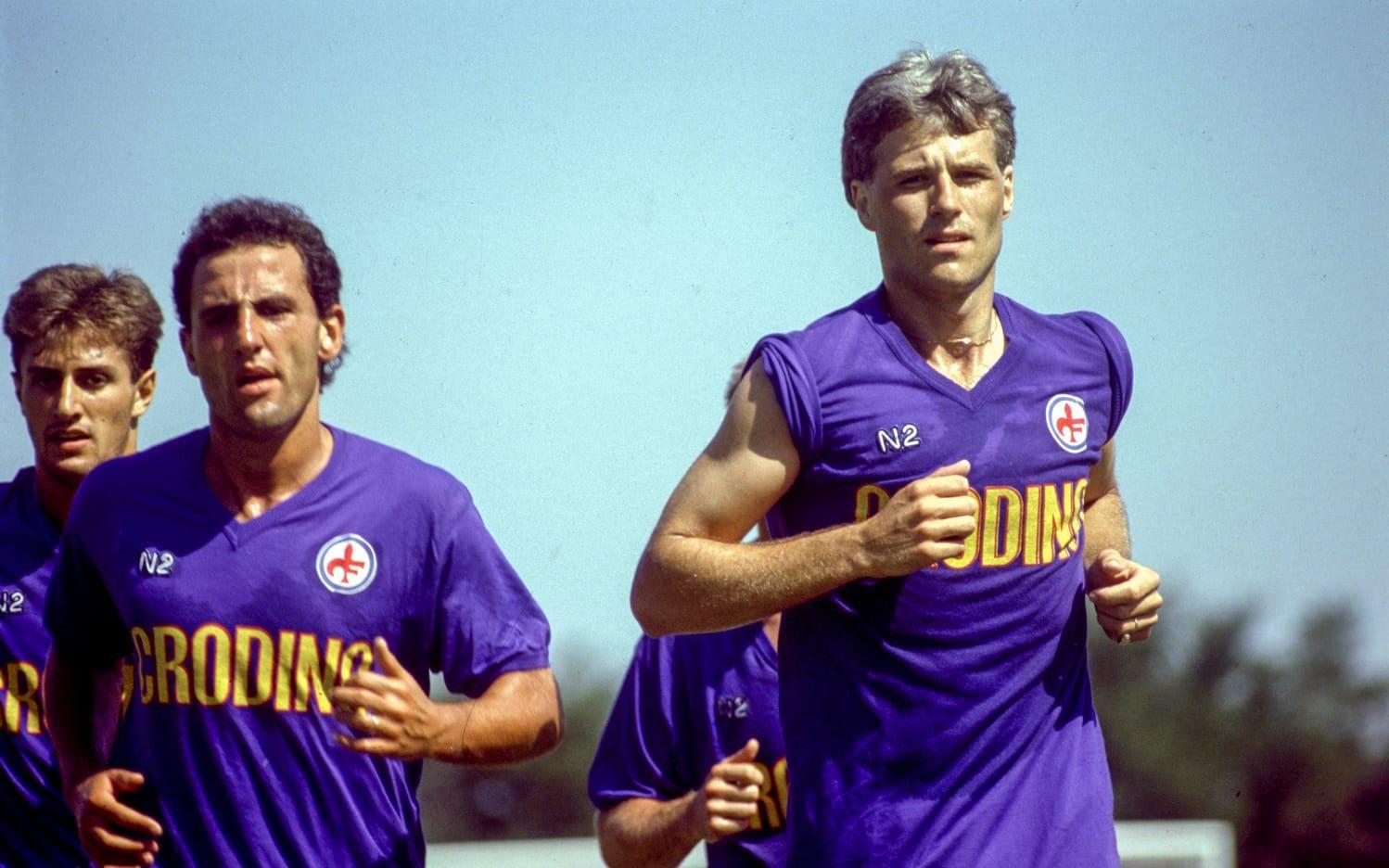 27. Hysén gjorde två säsonger i Fiorentina 1987-1989. Foto: TT