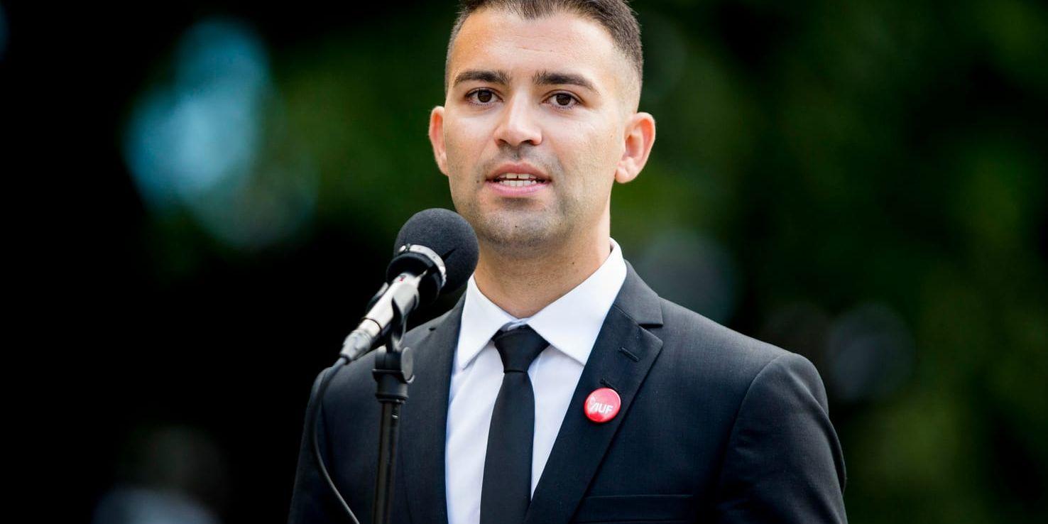 Mani Hussaini är ordförande i norska Arbeiderpartiets ungdomsförbund (AUF). Arkivbild.