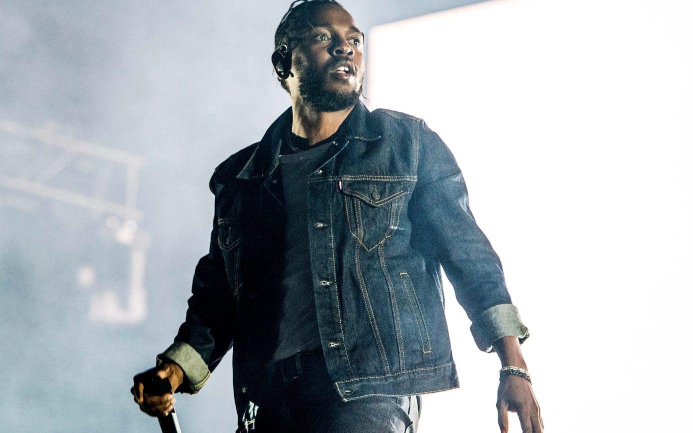 Kendrick Lamar är storfavorit till flera av priserna. Han är nominerad i hela åtta av femton kategorier och lär gå hem på söndagkvällen med en och annan "må¨nperson"-statyett. Foto: Amy Harris/AP