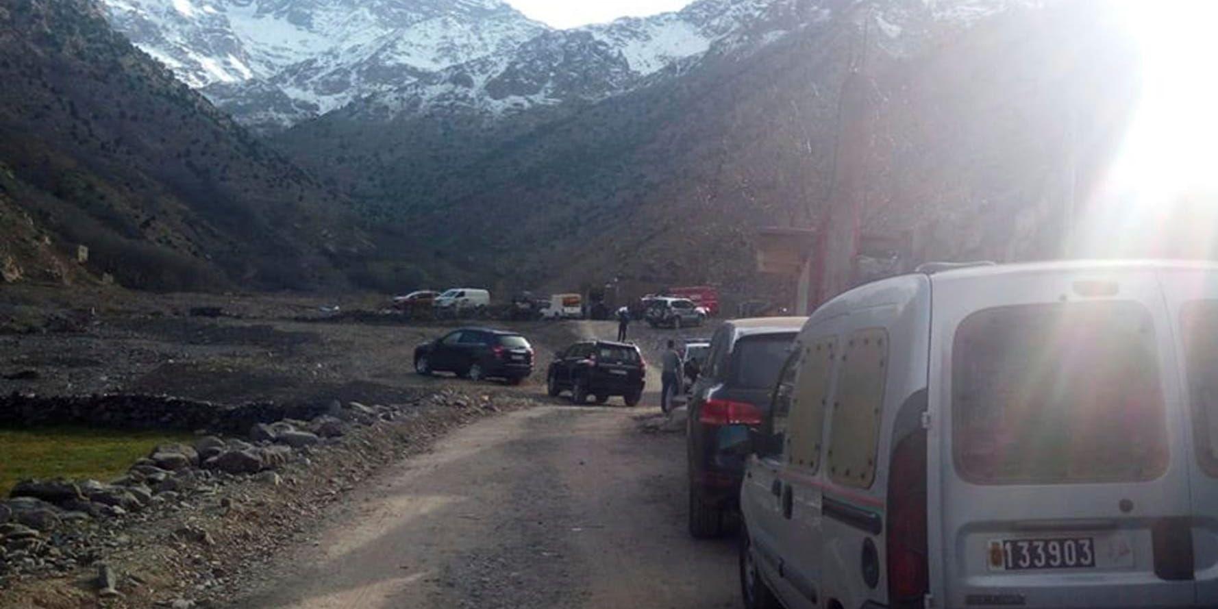 Kvinnorna hittades döda i bergskedjan Höga Atlas i Marocko.