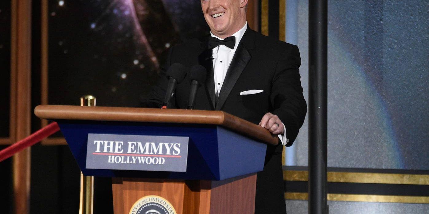 Sean Spicer på Emmygalan i natt.