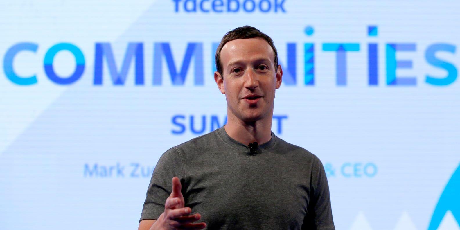 Flera nätjättar har kallats till en utfrågning i ryssutredningen, bland annat Facebook där Mark Zuckerberg är vd. Arkivbild.