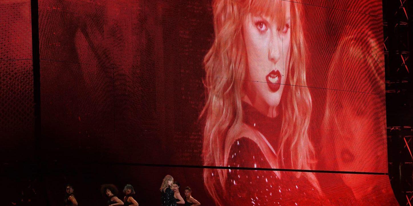 Taylor Swift på turné i New Jersey i somras. Arkivbild.
