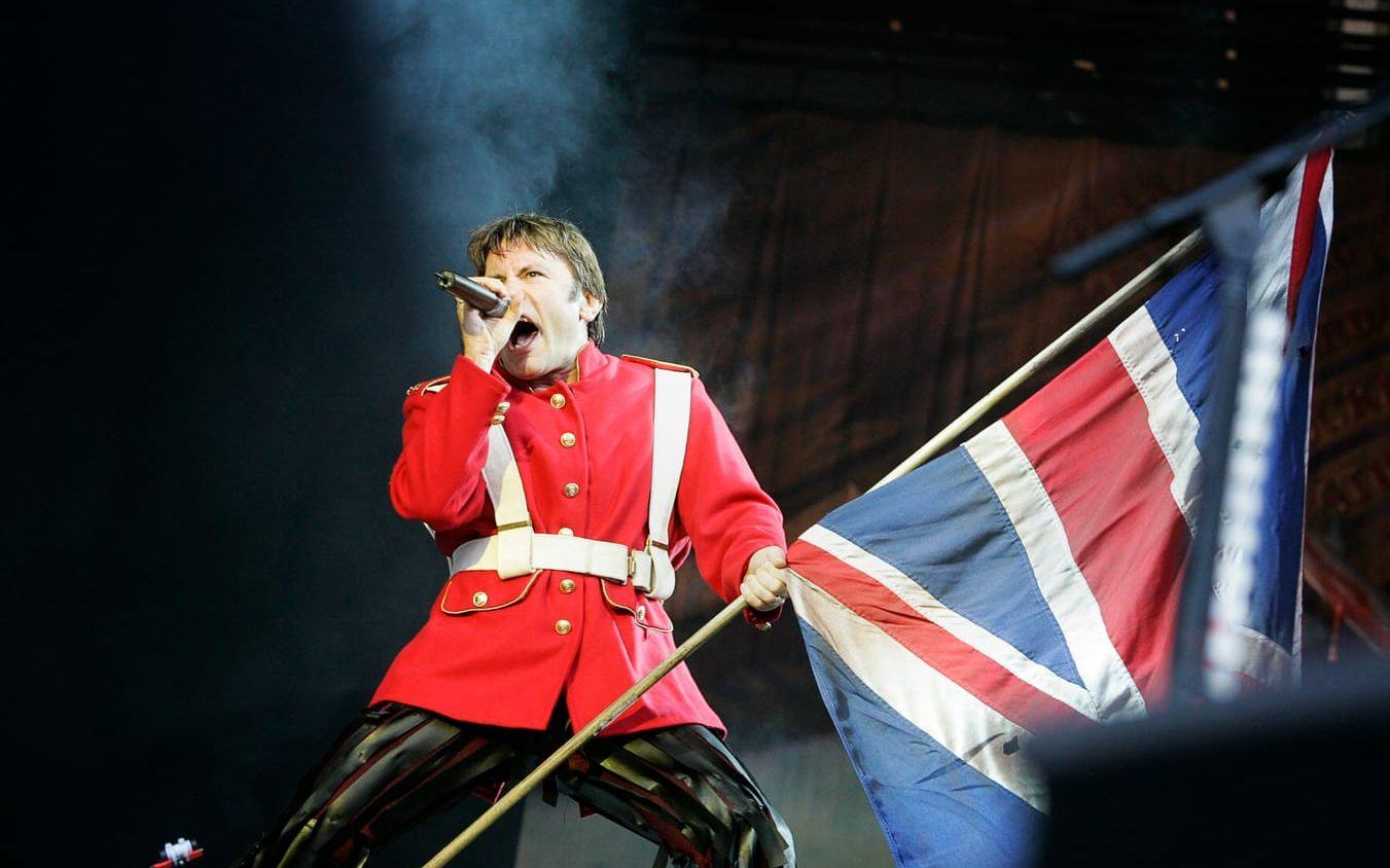 2005. Bruce Dickinson och hans Iron Maiden har varit återkommande gäster på Ullevi. BILD: Nils Petter Nilsson
