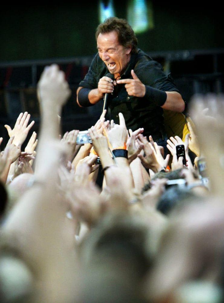 2008. Bruce Springsteen firade den 4 juli med den första av två konserter. BILD: Maria Stéen.