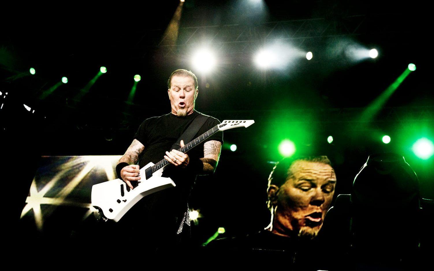 2011. Metallica spelade igen, nu i sällskap av Anthrax, Megadeth och Slayer. BILD: Emelie Asplund
