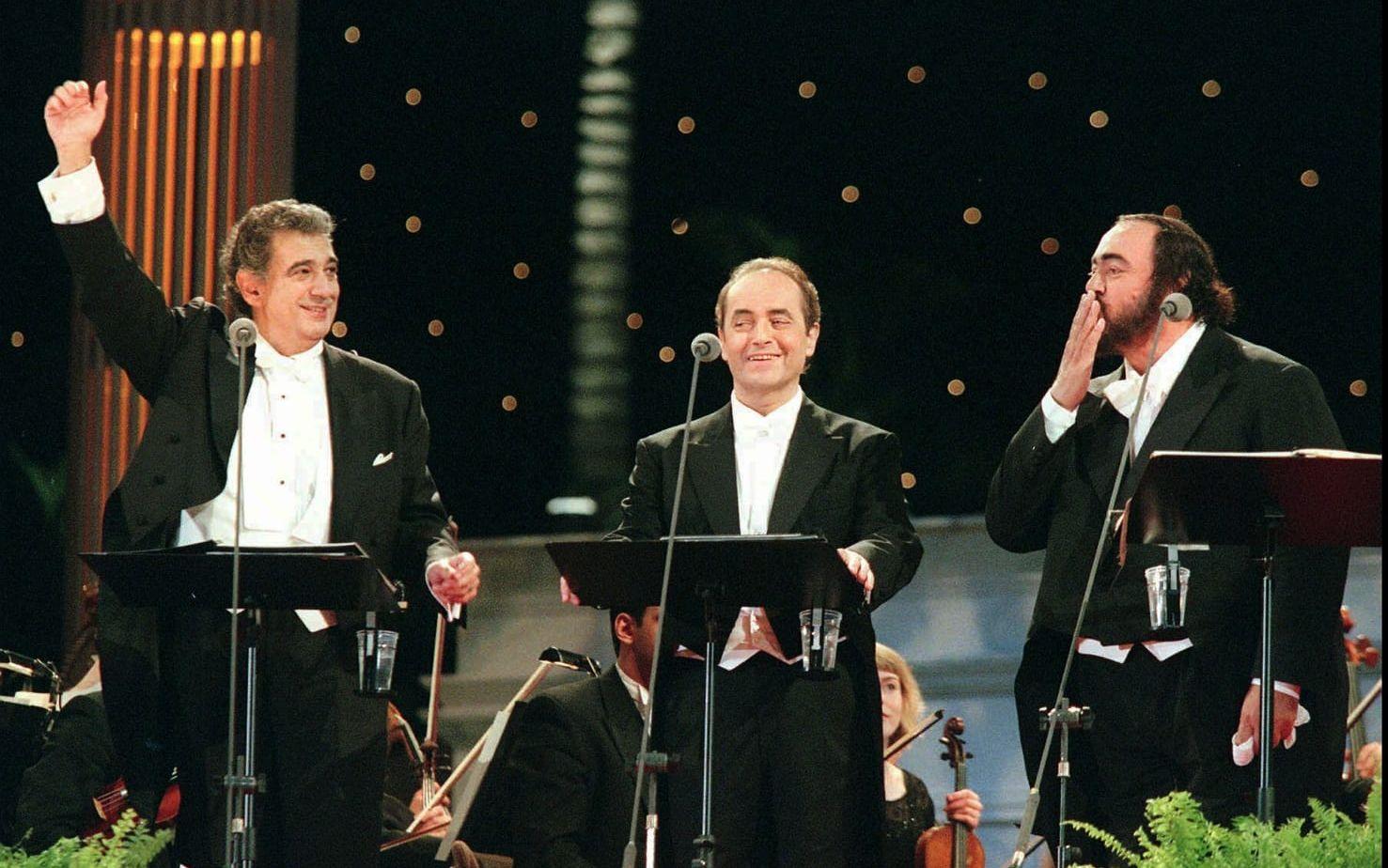 1996. Operan gjorde intåg på Ullevi med Plácido Domingo, José Carreras och Luciano Pavarotti. BILD: Pontus Johansson