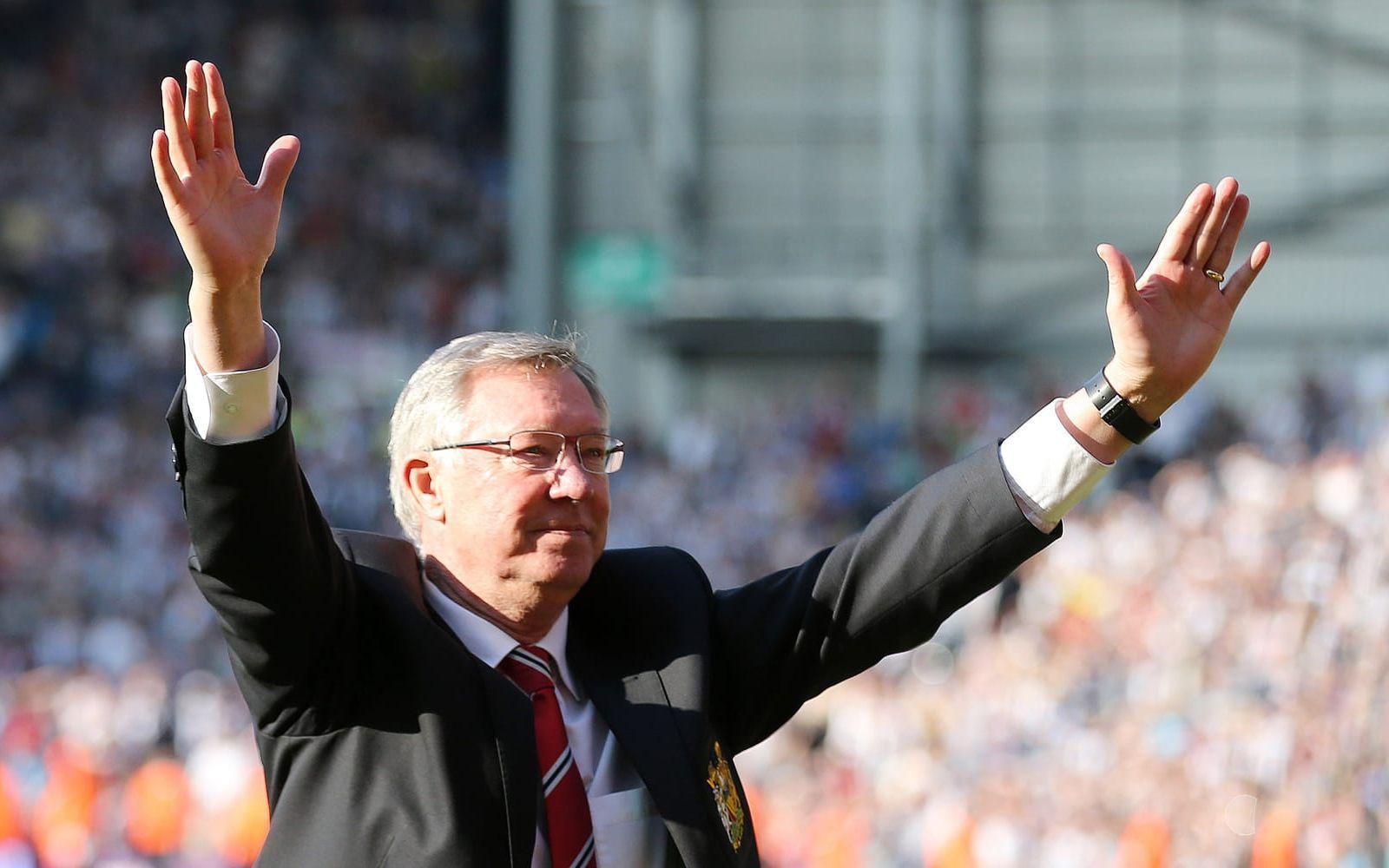 <strong>Sir Alex Ferguson</strong> coachade Manchester United till ligaseger våren 2013, sedan slutade han. Foto: Bildbyrån