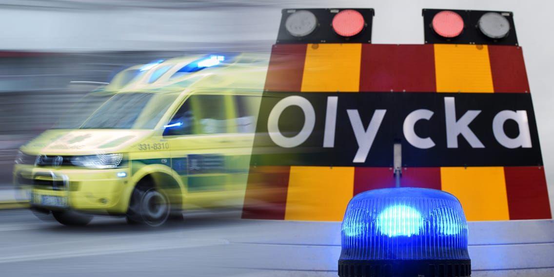 En bil ska ha smitit från en olycka i Kortedala i Göteborg under lördagen. BILD: TT