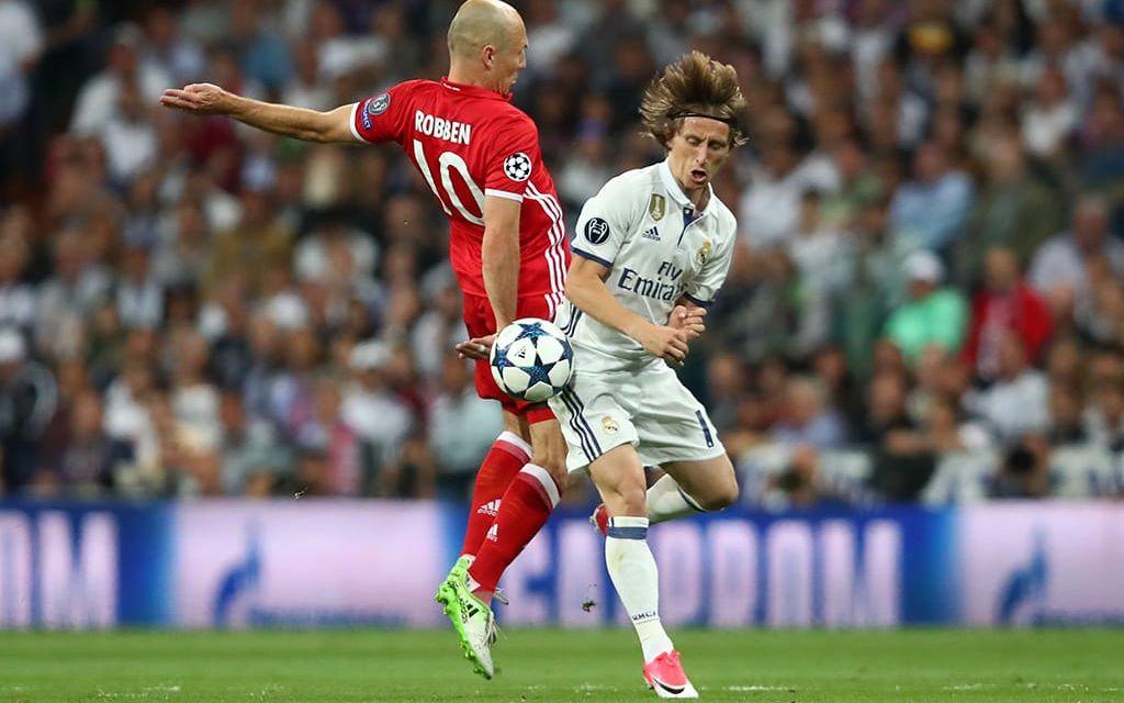 Luka Modric, i dag i Real Madrid, var en av spelarna som Björn Andersson erbjudits pengar för att hjälpa till Tyskland. Bild:Bildbyrån.