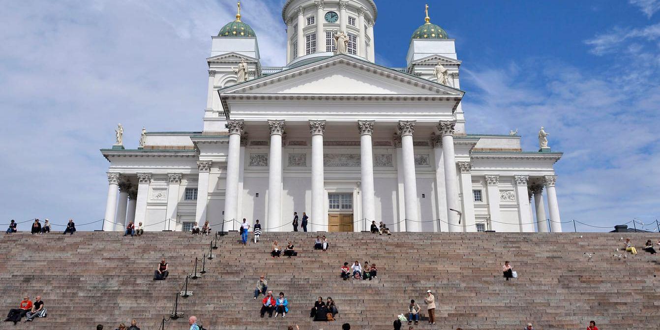 Domkyrkan, ett av Helsingfors kändaste landmärken. Arkivbild.