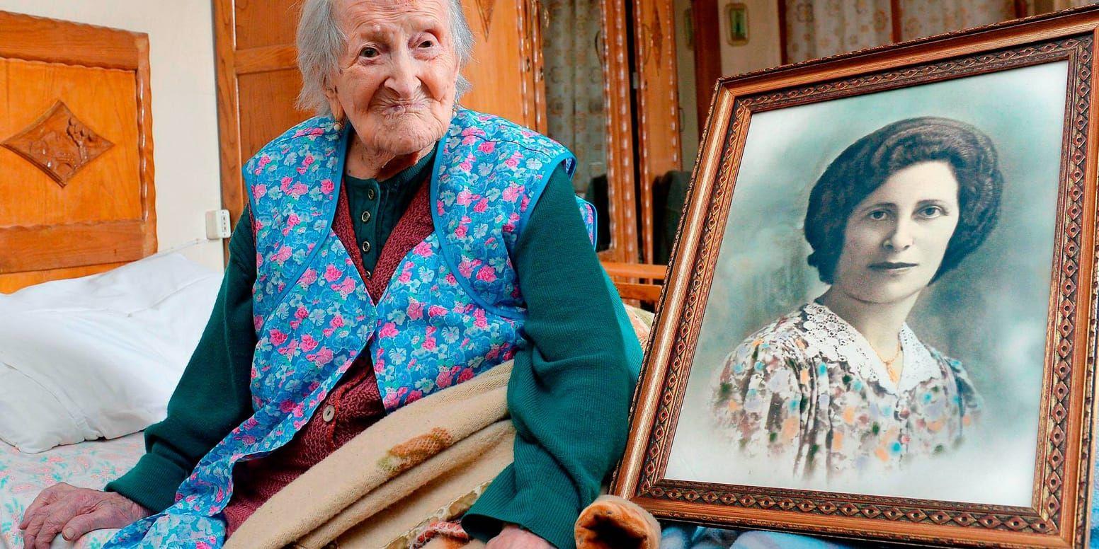 Italienskan Emma Morano dog i lördags och därför klassas nu jamaicanskan Violet-Mosse Brown numera som världens äldsta människa. Arkivbild.