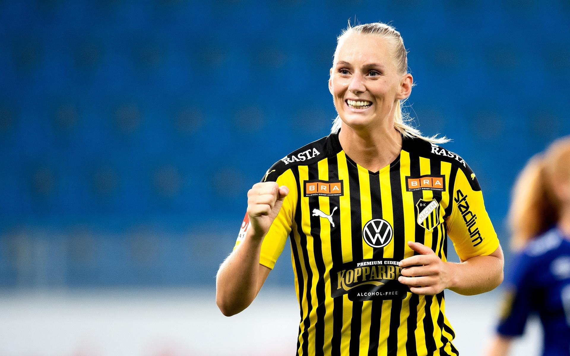 Stina Blackstenius är Häcken och en av Sveriges bästa spelare i Fifa 22.