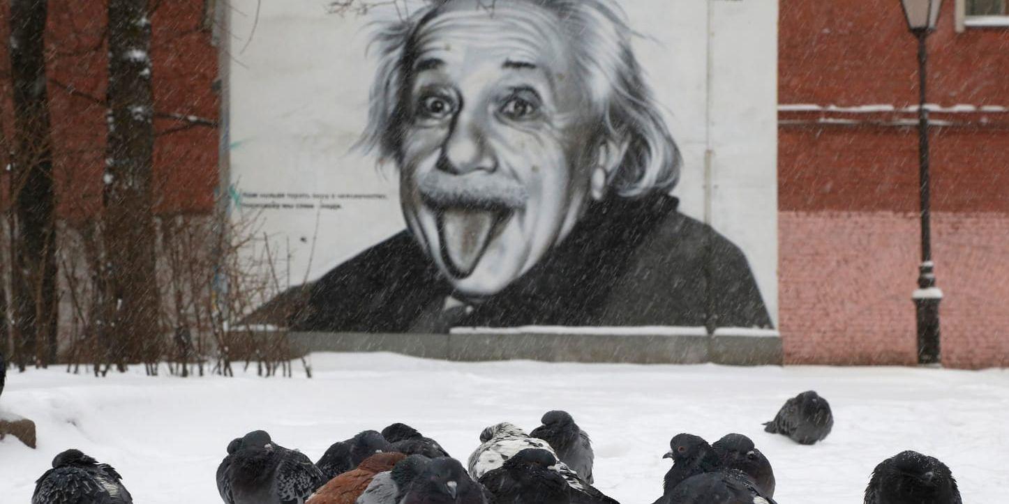 Gravitationsvågorna förutspåddes av Albert Einstein.