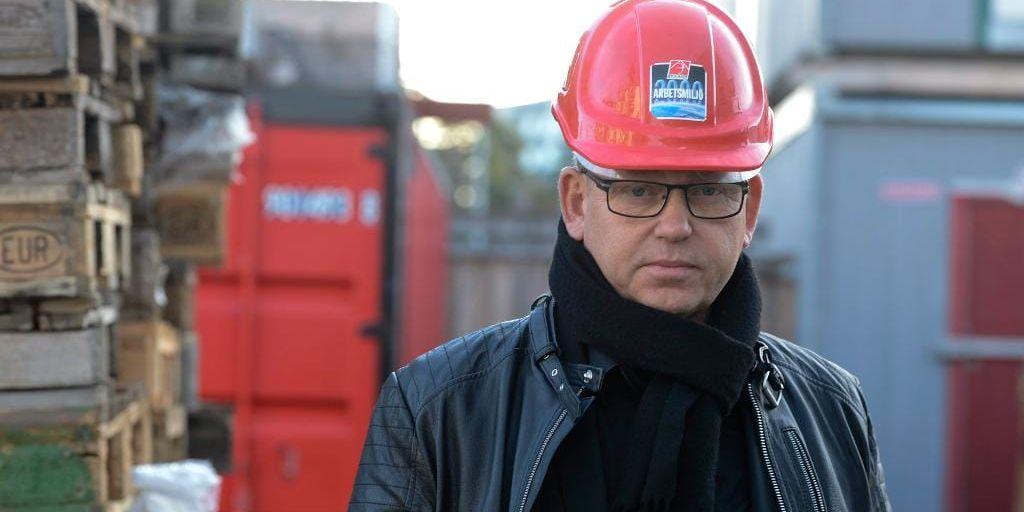 Byggnads ordförande Johan Lindholm har varslat om storstrejk. Arkivbild.