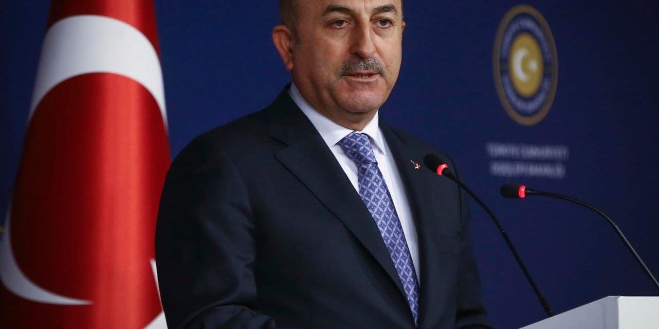 Turkiets utrikesminister Mevlüt Cavusoglu. Arkivbild.