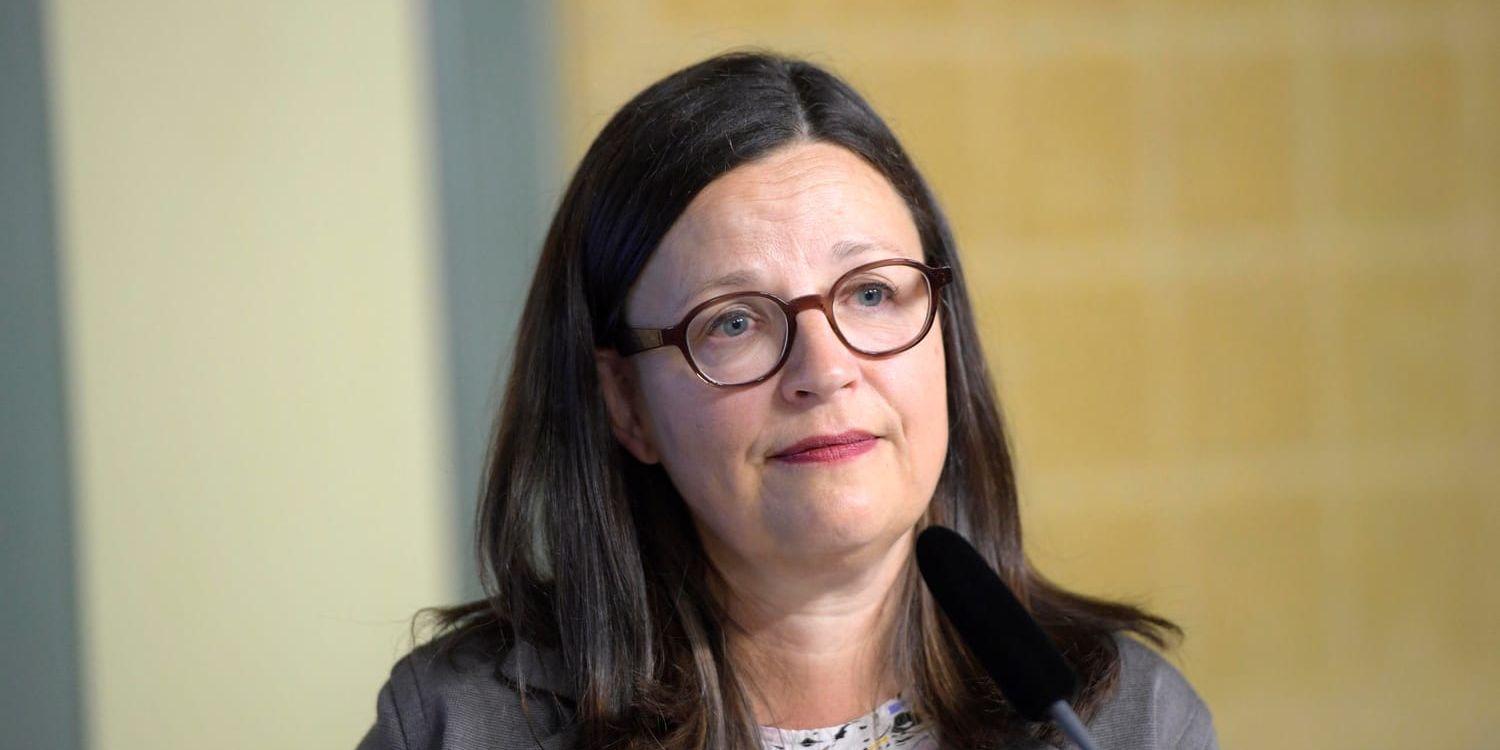 Gymnasie- och kunskapslyftsminister Anna Ekström (S) har sagt att stödet riktar sig till en grupp som drar sig för studielån. Arkivbild.
