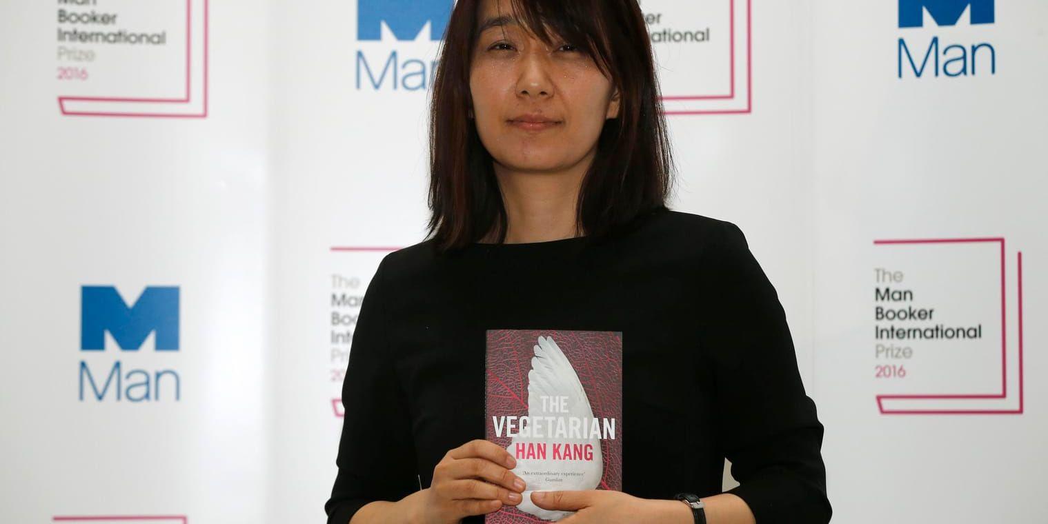 Han Kang har fått 2016 års Man Booker International Prize för romanen "The vegetarian".
