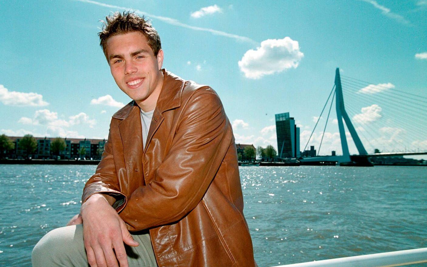 Elmander under Feyenoord-tiden 2001. Bild: Bildbyrån
