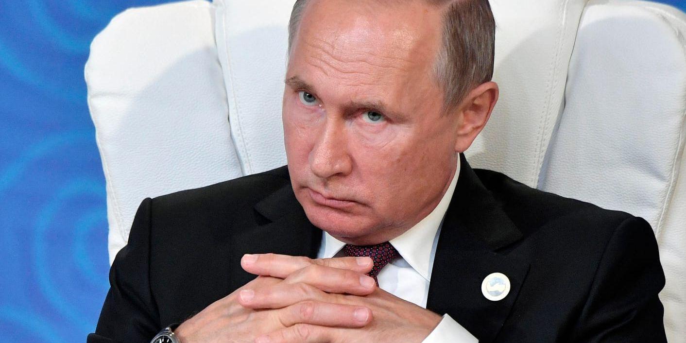 Vladimir Putin åtnjuter stort förtroende hos den ryska befolkningen i utrikesfrågor. Arkivbild.