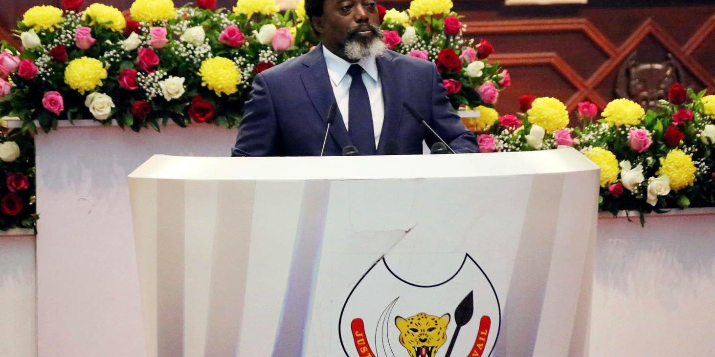 Kongo-Kinshasas president Joseph Kabila tänker fortsätta inom politiken sedan han slutat som president. Arkivbild.