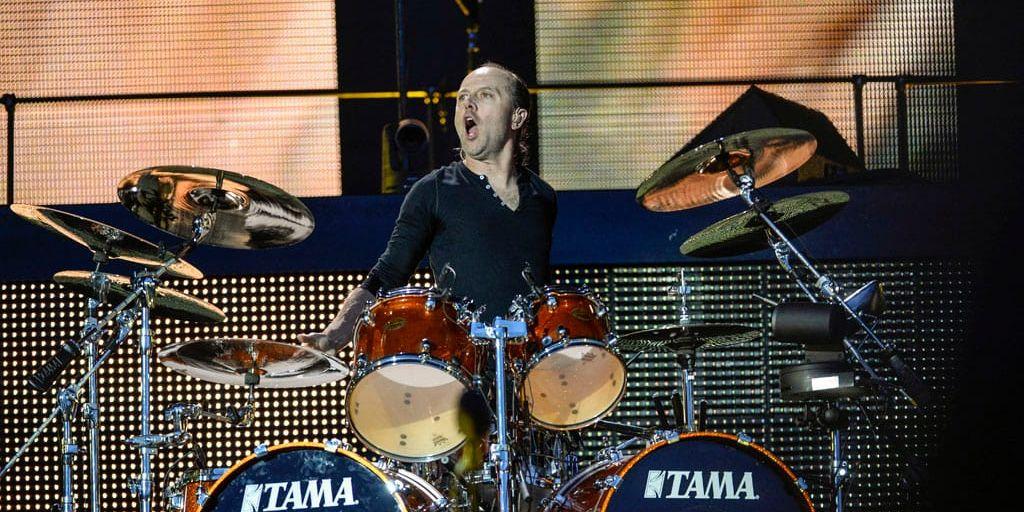 Metallicas trummis Lars Ulrich på endagarsfestivalen Sthlm Fields på Gärdet 30 maj.