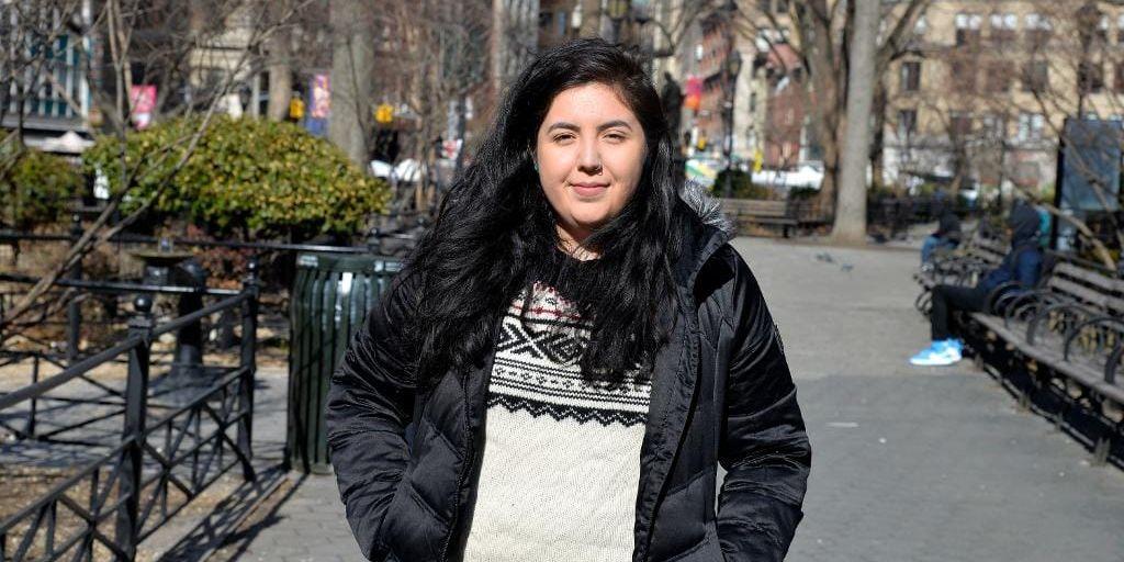 Pia Iribarren, papperslös och psykologistuderande, kom till USA med sin familj från Chile som ettåring. Republikanen Donald Trumps invandrarfientliga retorik skrämmer henne.