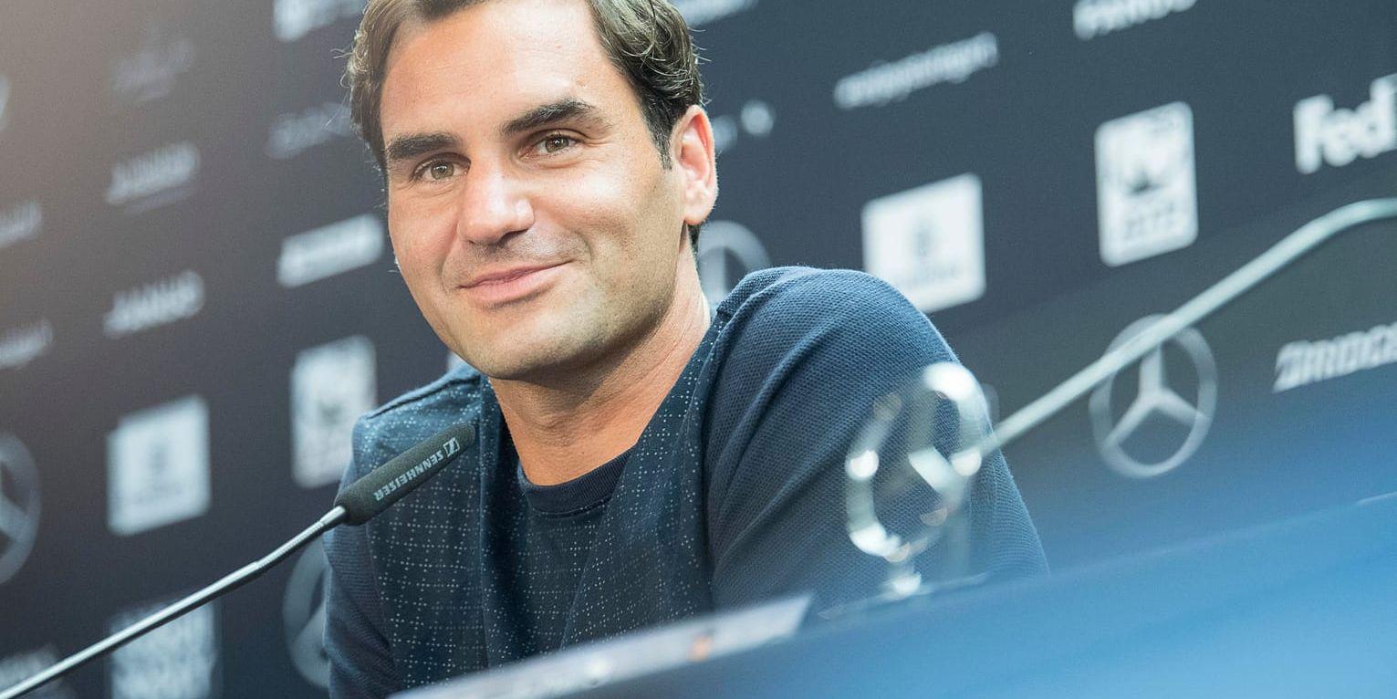 Roger Federer vann i sin grässäsongsdebut. Arkivbild.