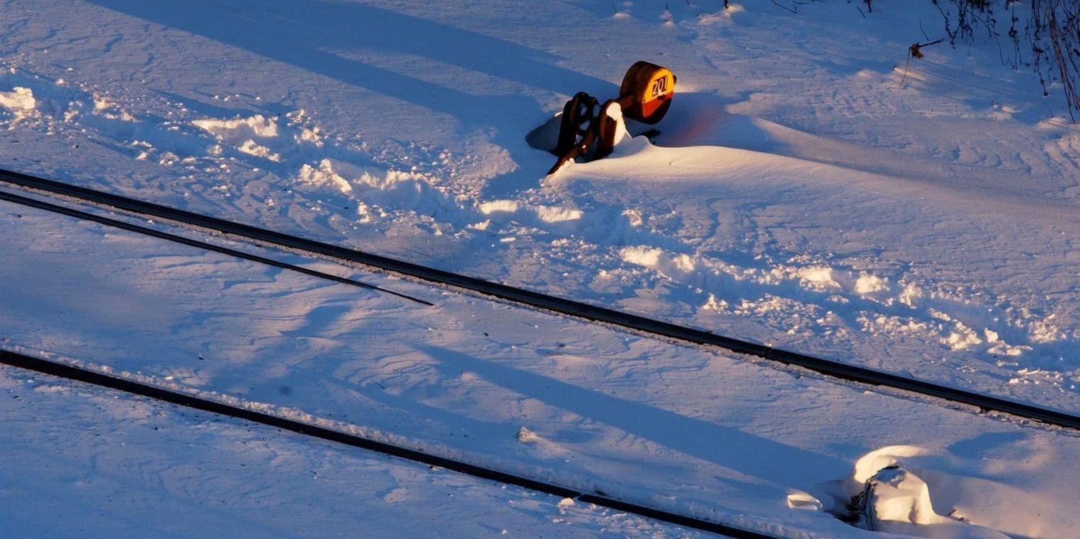 På grund av kylan ställdes ett antal tågavgångar i Norrbotten in under tisdagen. Arkivbild.