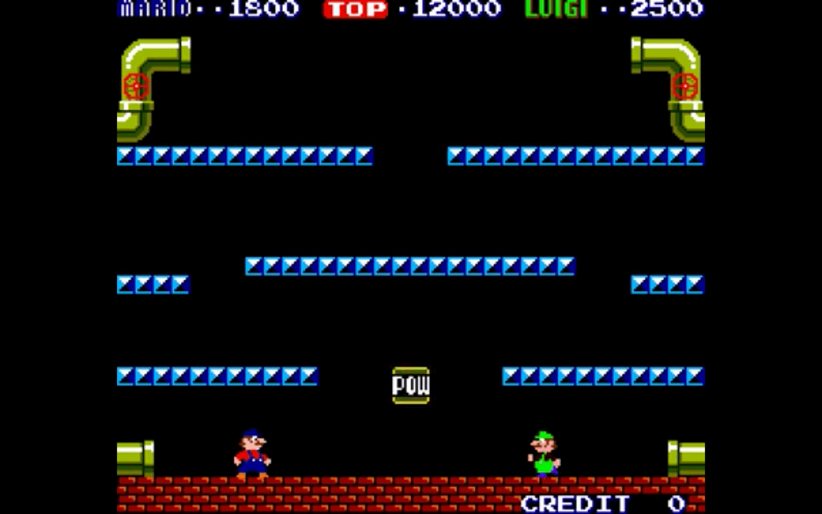 Mario Bros släpptes 1983, både på NES och i en arkadversion, och var första gången då vi fick träffa Marios bror Luigi.
