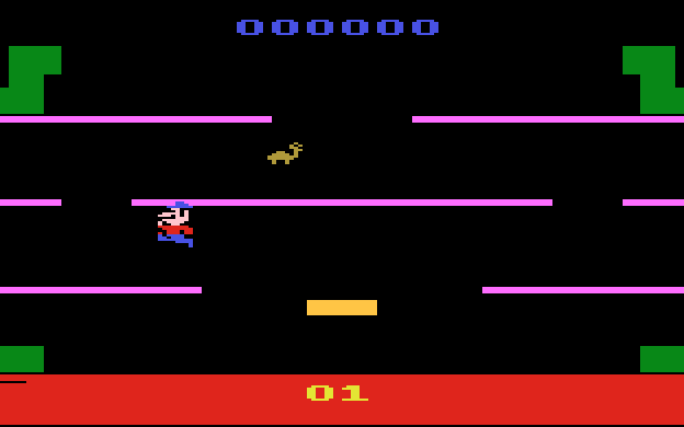 Spelet släpptes även för Atari 2600 samma år.