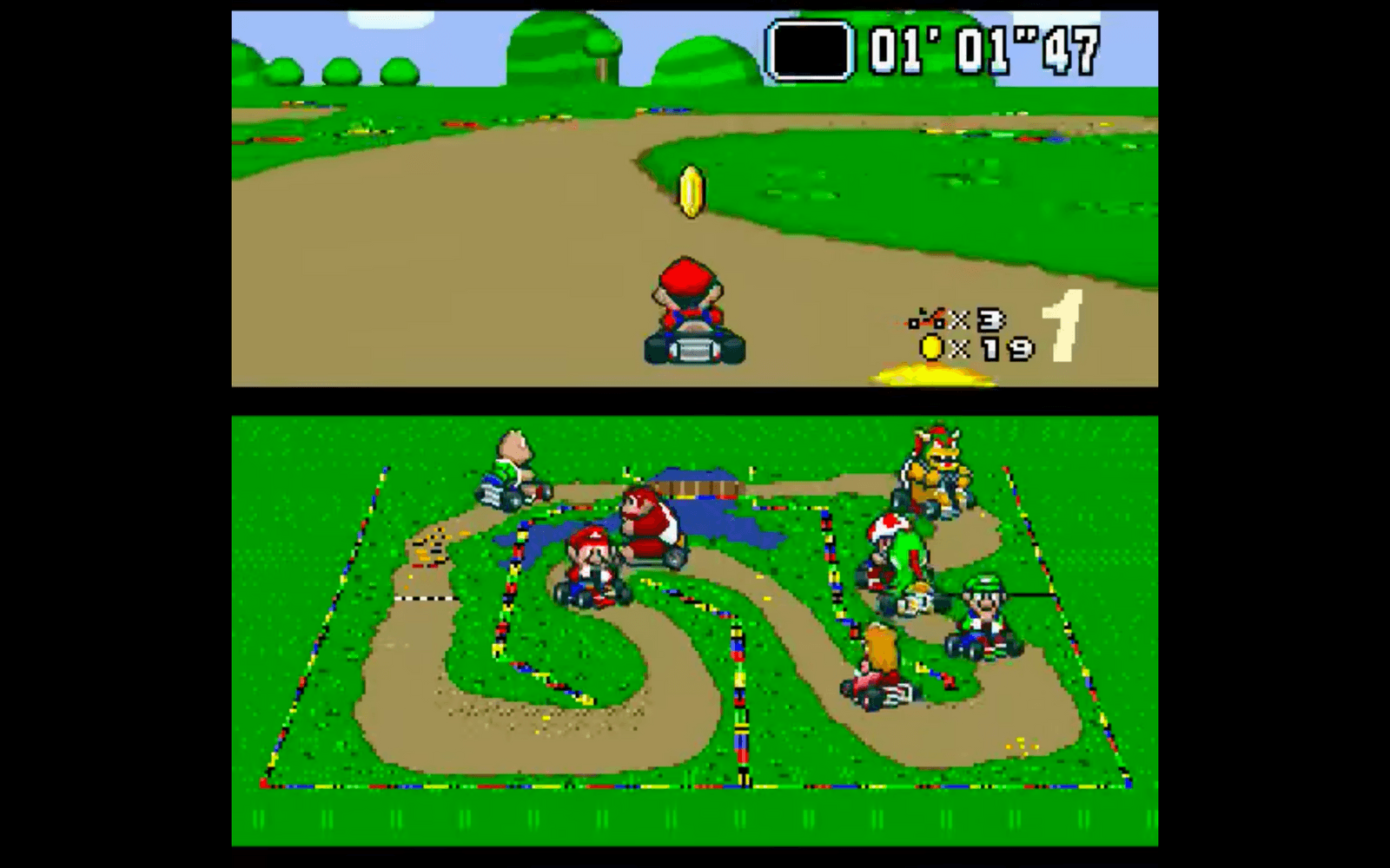 1992 släpptes det först spelet i Mario Kart-serien.